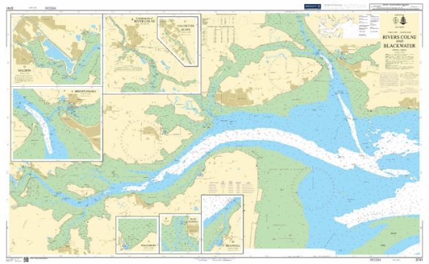 BA 3741 - England - East Coast, Rivers Colne and Blackwater.